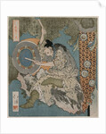 A God Playing a Drum, 1825 by Totoya Hokkei