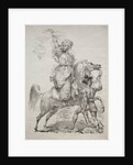 A Mameluke Chief on Horseback Signaling for Help, 1817 by Antoine-Jean Gros