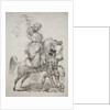 A Mameluke Chief on Horseback Signaling for Help, 1817 by Antoine-Jean Gros