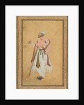 A Mughal courtier, c. 1575; border added probably 1700s by Unknown