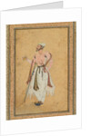 A Mughal courtier, c. 1575; border added probably 1700s by Unknown