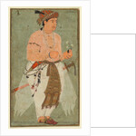 A Mughal Prince, Perhaps Danyal, Holding a Sprig of Flowers, c. 1580-1590 by Unknown