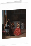 A Musical Company, c. 1668 by Jacob Ochtervelt