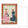 A noble, probably Raja Gaur Sen, receives another noble, c. 1700-20 by Unknown