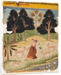 A page from a Ragamala Manuscript: Todi Ragini, c. 1625 by Unknown