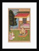 A page from a Ragamala series: Sri Raga, 1695 by Nasiruddin
