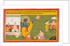 A page from a Ramayana: Vamana avatar of Vishnu, c. 1710 by Unknown