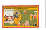 A page from a Ramayana: Vamana avatar of Vishnu, c. 1710 by Unknown