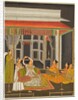 A Princess on a Terrace with Attendants at Night, c. 1760 by Unknown