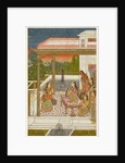 A princess with attendants on a terrace, c. 1720-1730 by Unknown