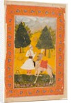 A Rajput Warrior with Camel, Possibly Maru Ragini from a Ragamala, 1650-80 by Unknown