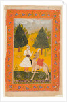 A Rajput Warrior with Camel, Possibly Maru Ragini from a Ragamala, 1650-80 by Unknown