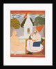 A Rathor Noble Visiting a Digambara holy man at a Vishnu Shrine, probably Baba Atmaram, c. 1760 by Unknown