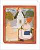 A Rathor Noble Visiting a Digambara holy man at a Vishnu Shrine, probably Baba Atmaram, c. 1760 by Unknown