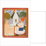 A Rathor Noble Visiting a Digambara holy man at a Vishnu Shrine, probably Baba Atmaram, c. 1760 by Unknown