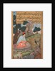 A raven brings food to Elijah, from a Mir?at al-quds of Father Jerome Xavier…, 1602-1604 by Unknown