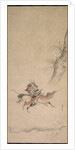 A Samurai on Horseback, 17th century by Kusumi Morikage