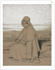 A Seated Shepherdess, 1800s by Jules Dupré