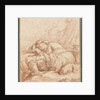 A Sleeping Shepherd, 1700s-1800s by Pierre Alexandre Wille