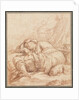 A Sleeping Shepherd, 1700s-1800s by Pierre Alexandre Wille