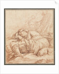 A Sleeping Shepherd, 1700s-1800s by Pierre Alexandre Wille