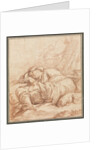 A Sleeping Shepherd, 1700s-1800s by Pierre Alexandre Wille