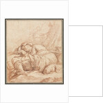 A Sleeping Shepherd, 1700s-1800s by Pierre Alexandre Wille