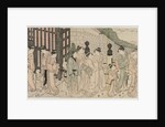 A Thousand Autumns, Ten Thousand Years on Tokiwa Bridge, early 1790s by Katsukawa Shuncho