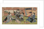 A View of the Large New Room at Sakurai, early or mid 1830s by Utagawa Kunisada