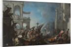 Abduction of the Sabine Women, c. 1640 by Johann Heinrich Schönfeld