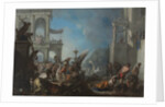 Abduction of the Sabine Women, c. 1640 by Johann Heinrich Schönfeld