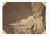 Academic Nude, Reclining on a Sofa, c. 1855 by Auguste Belloc