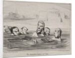 Actualities: A Minister returns to the water, 1851 by Honoré Daumier