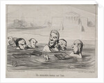 Actualities: A Minister returns to the water, 1851 by Honoré Daumier
