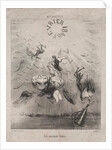 Actualities: The new Icarus, 1850 by Honoré Daumier