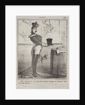 Actualities: They say that I will soon be reduced to exchanging my crown…, 1855 by Honoré Daumier
