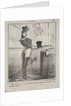 Actualities: They say that I will soon be reduced to exchanging my crown…, 1855 by Honoré Daumier