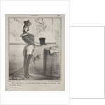 Actualities: They say that I will soon be reduced to exchanging my crown…, 1855 by Honoré Daumier