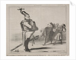 Actualities: Why are they taking away my money…, 1854 by Honoré Daumier