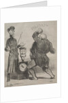 Actualities: Trying one's strength, 1851 by Honoré Daumier
