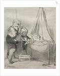 Actualities: Decidedly, she is very ill!…, 1851 by Honoré Daumier