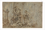 Aeneas Saving Anchises at the Fall of Troy, 1587-1588 by Federico Barocci (attributed to)