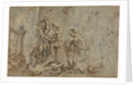 Aeneas Saving Anchises at the Fall of Troy, 1587-1588 by Federico Barocci (attributed to)