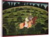 Akrura Rides Toward Dwarka, page from the large Basohli Bhagavata Purana, c. 1760-1765 by Unknown