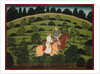 Akrura Rides Toward Dwarka, page from the large Basohli Bhagavata Purana, c. 1760-1765 by Unknown