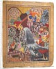 Alamshah cleaving asunder the chain of the wheel, from volume 11 of a Hamza-nama…, c. 1560s - 1570 by Unknown