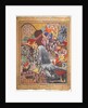 Alamshah cleaving asunder the chain of the wheel, from volume 11 of a Hamza-nama…, c. 1560s - 1570 by Unknown