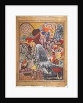 Alamshah cleaving asunder the chain of the wheel, from volume 11 of a Hamza-nama…, c. 1560s - 1570 by Unknown
