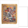 Alamshah cleaving asunder the chain of the wheel, from volume 11 of a Hamza-nama…, c. 1560s - 1570 by Unknown