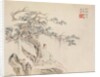 Album of Landscape Paintings Illustrating Old Poems: An Old Man Sits under a Pine Tree…, 1700s by Hua Yan
